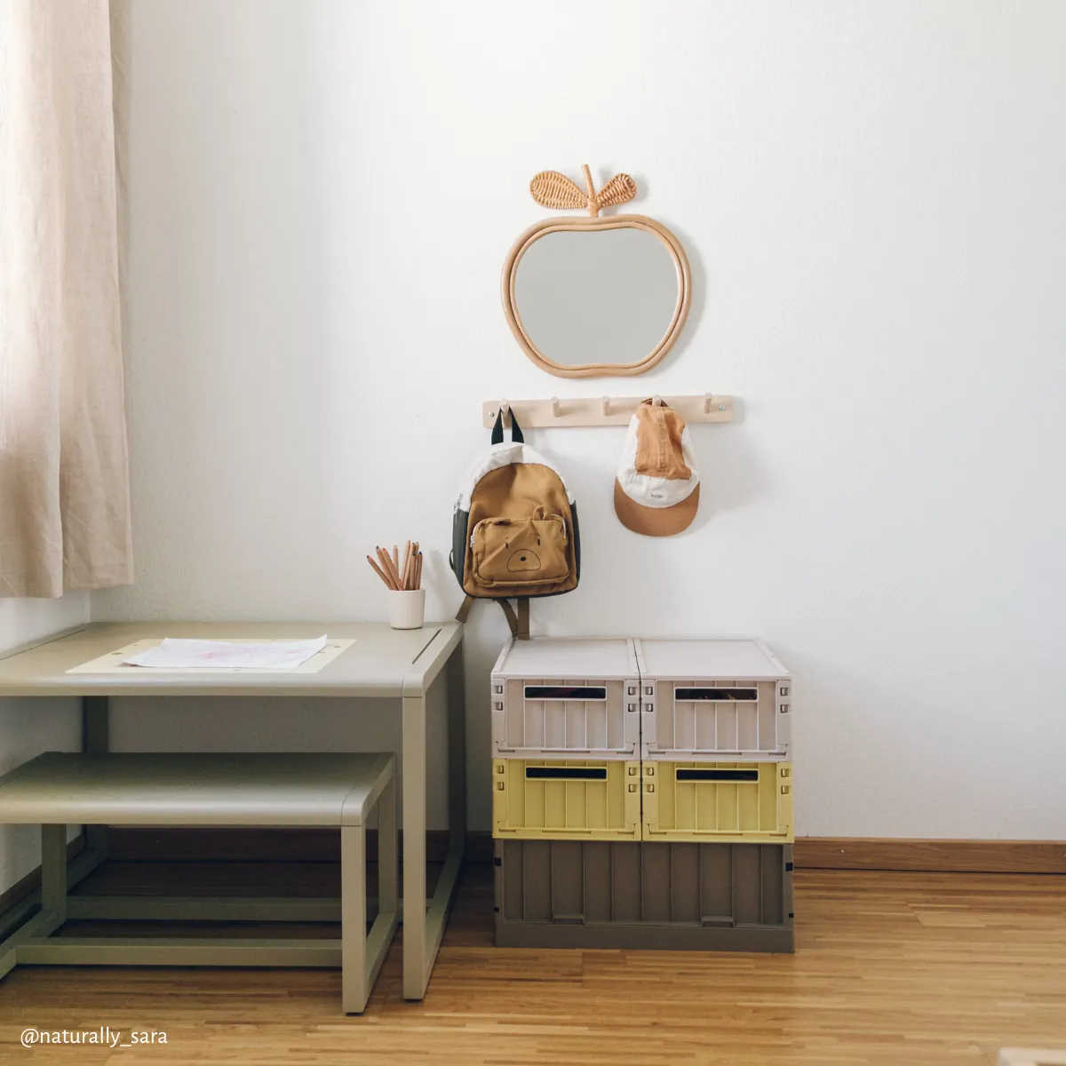 Liewood  Foldable storage box L 'Weston' Oat