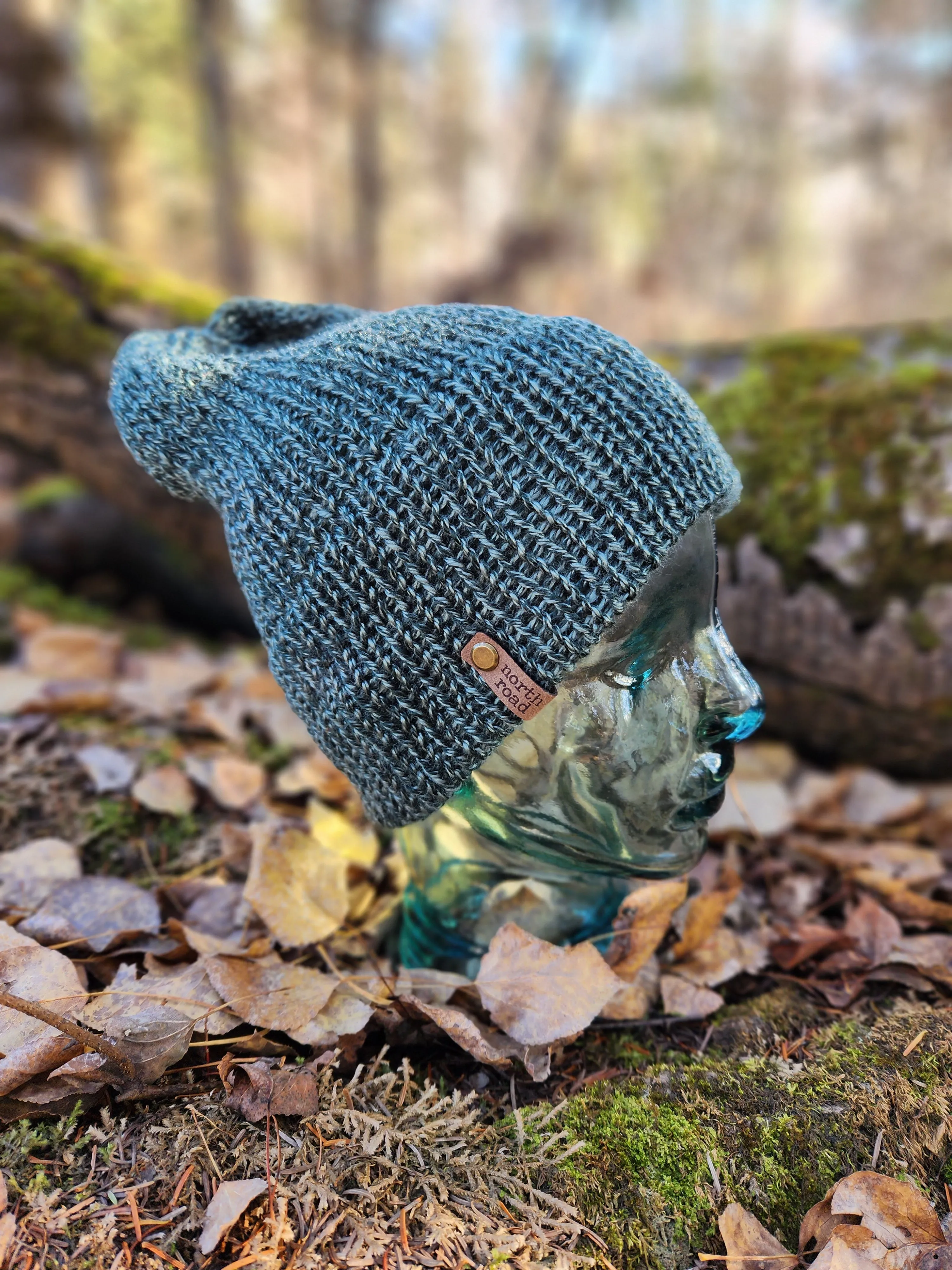 Lightweight Hat, Folded Double Brim Wool Free, Pine