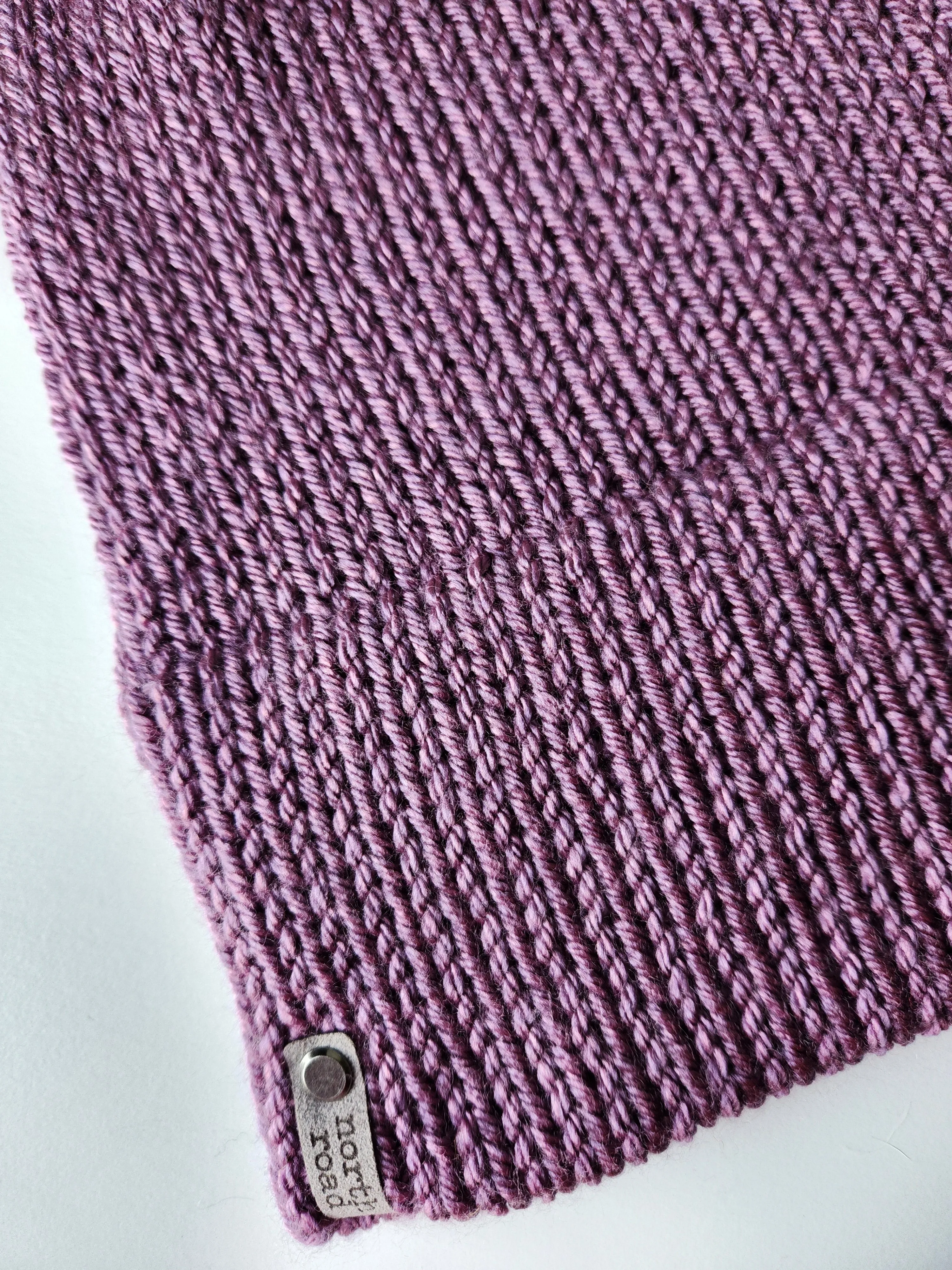Lightweight Hat, Folded Double Brim Wool Free, Plum
