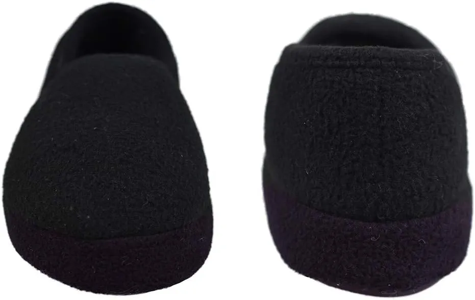 Little/Big Kids Warm Plush Fleece Slippers with Soft Memory Foam Slip-on Indoor Shoes