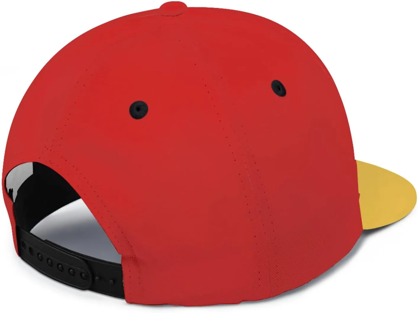 Long Flat Brim Snapback Hat for Unisex Adult Soft Outdoor Plain Baseball Cap Womens Mens Adjustable Golf Tennis Sun Hat