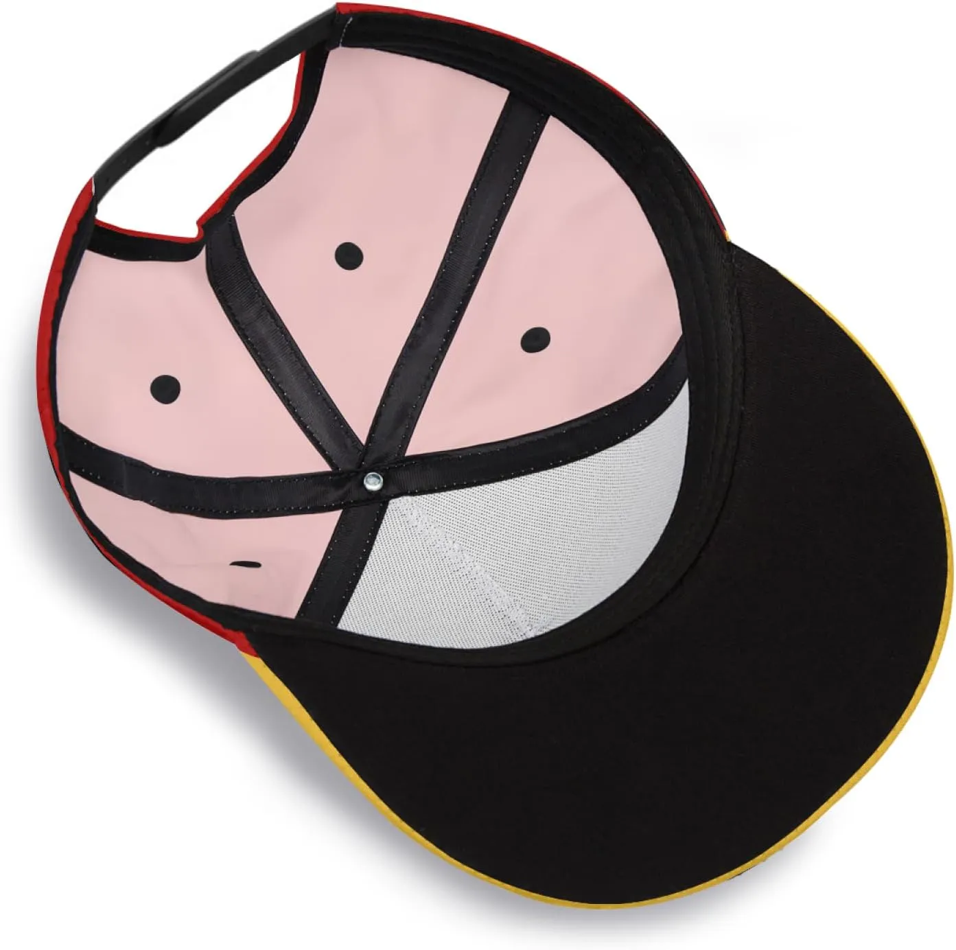 Long Flat Brim Snapback Hat for Unisex Adult Soft Outdoor Plain Baseball Cap Womens Mens Adjustable Golf Tennis Sun Hat