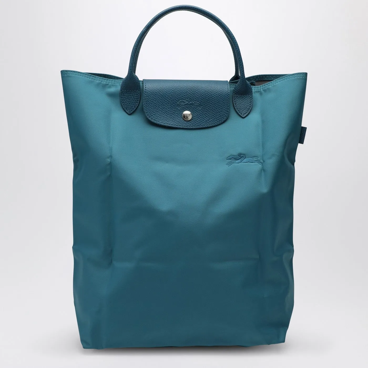 Longchamp Paon Coloured M Le Pliage Green Shopping Bag