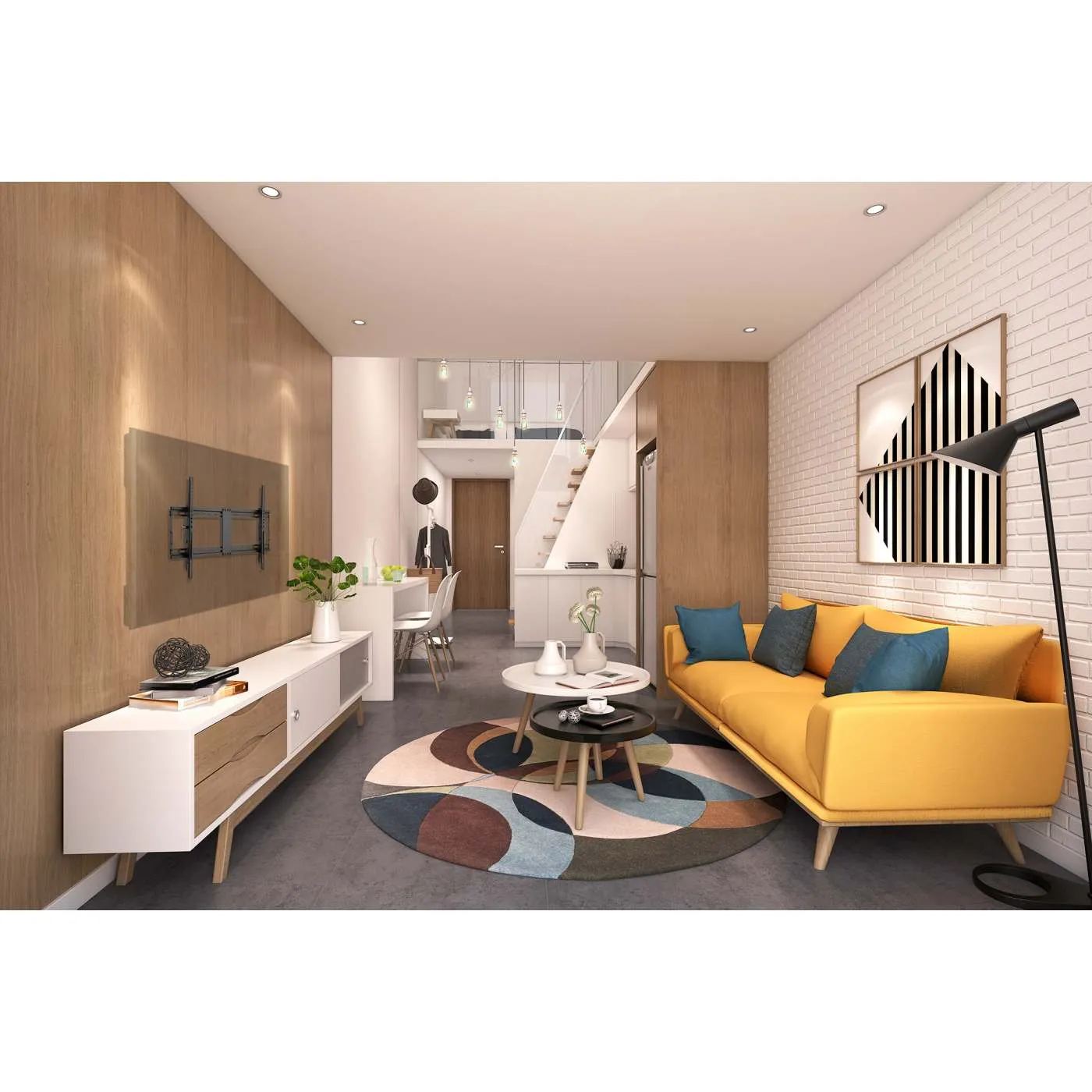 Low-Profile Tilting TV Wall Mount