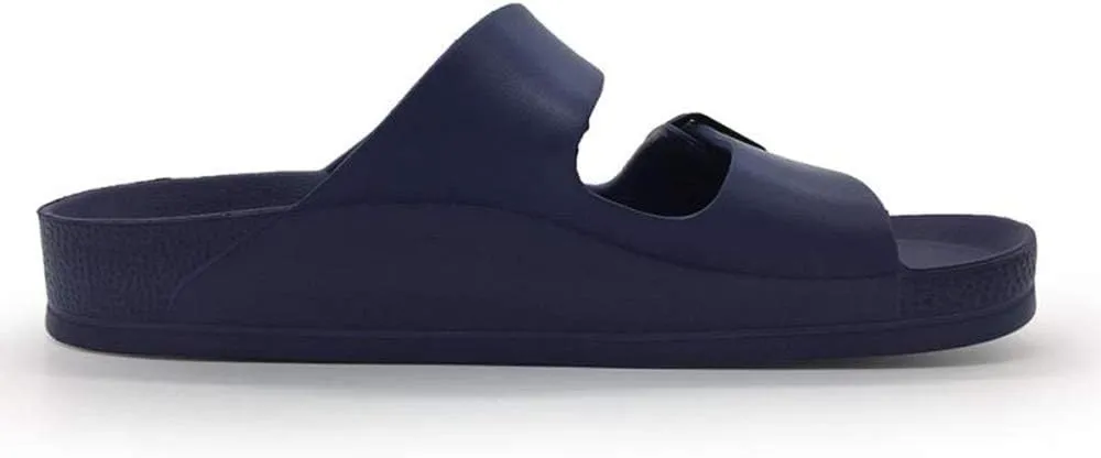Luffymomo Adjustable Slip on Eva Double Buckle Slides for Mens
