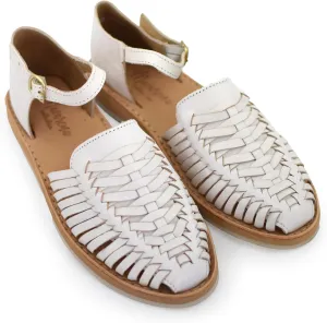 Macarena Collection Womens Shoes Leather Sandals Ankle for Women | Huarache Handmade Mexican Sandals Women | Comfortable & Stylish Womens Sandals 3050 Ankle Strap
