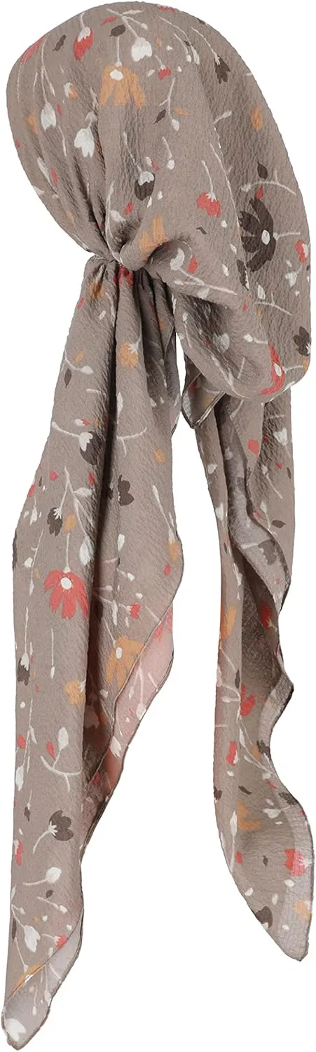 Madison Headwear Pretied Head Scarves for Women Featuring Lightweight Crimped Material and Attractive