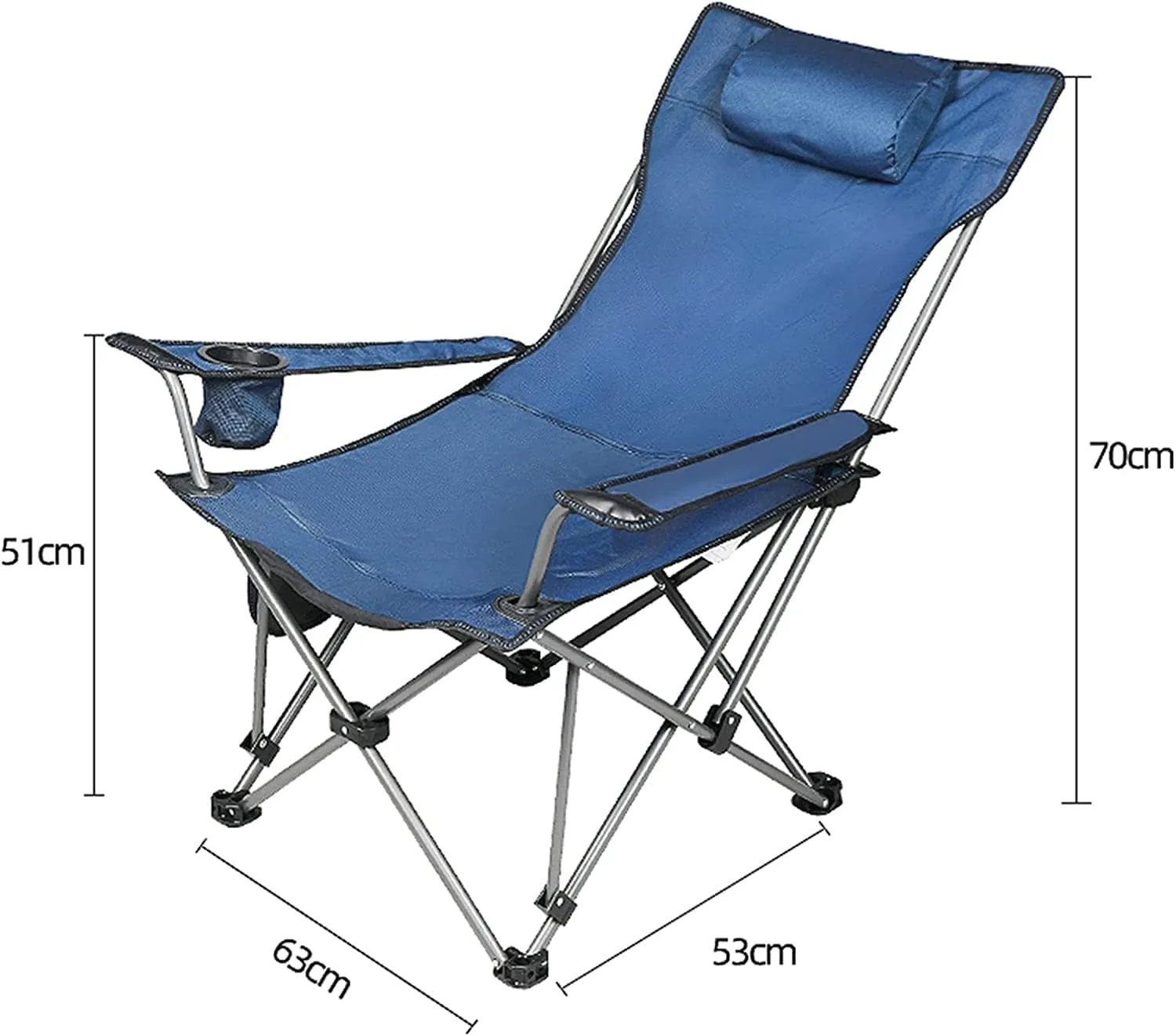 Managerial s, Camping s Outdoor Furniture Beach s Outdoor Folding Portable Lawn Folding Seat Arm with Cup Holder Pillow and Carry Bag Leisure Recliner Stool Folding s P