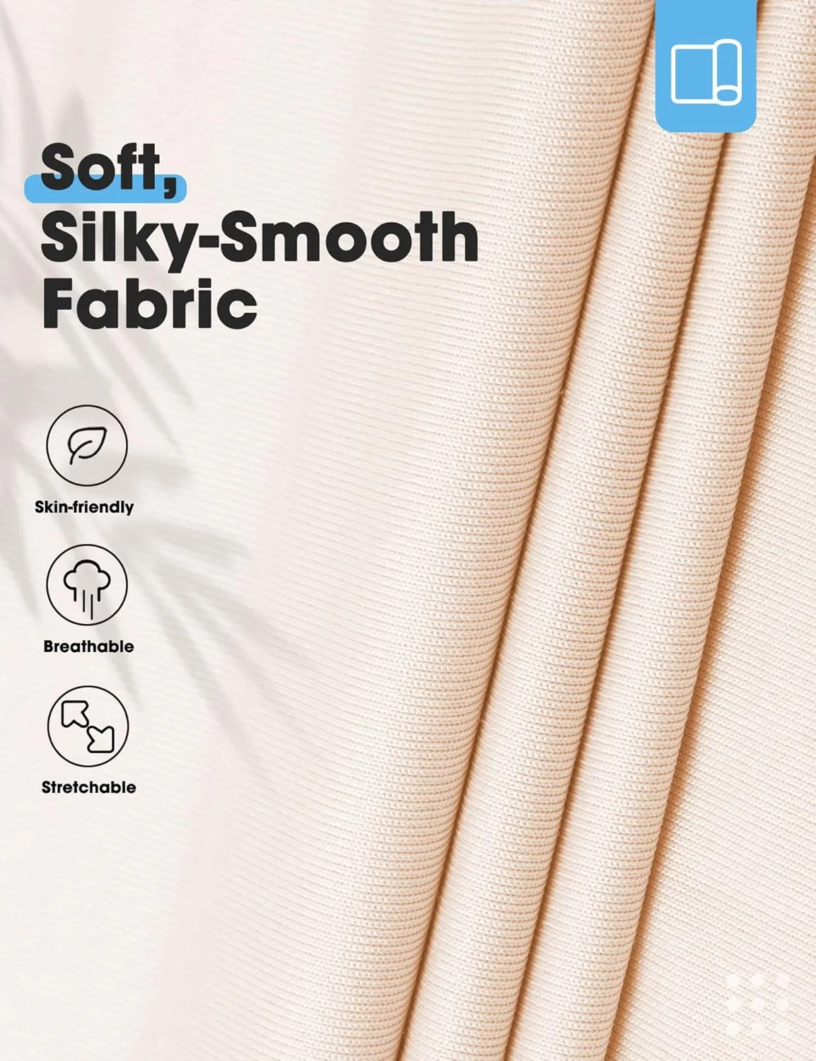 MANCYFIT Full Slip Dress for Women Spaghetti Strap Under Cami Slit Soft Sleeveless Nightgowns