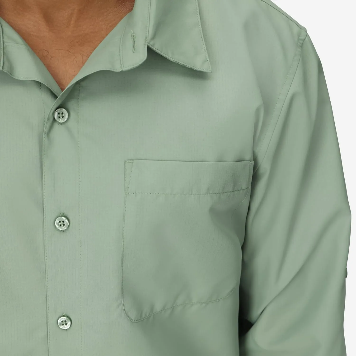 MARMOT Men's Aerobora Long Sleeve Button-Down Shirt - Lightweight, Packable, Quick-Drying UPF Protection