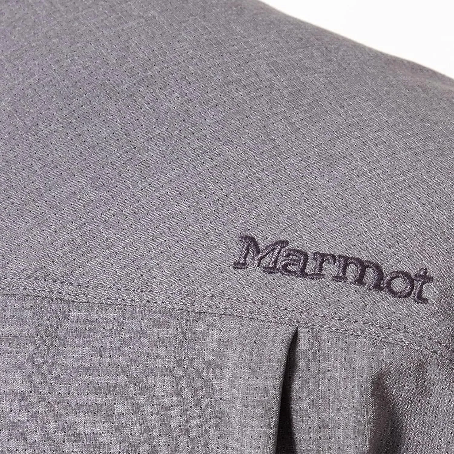 MARMOT Men's Aerobora Short Sleeve Button-Down Shirt - Lightweight, Packable, Quick-Drying UPF Protection