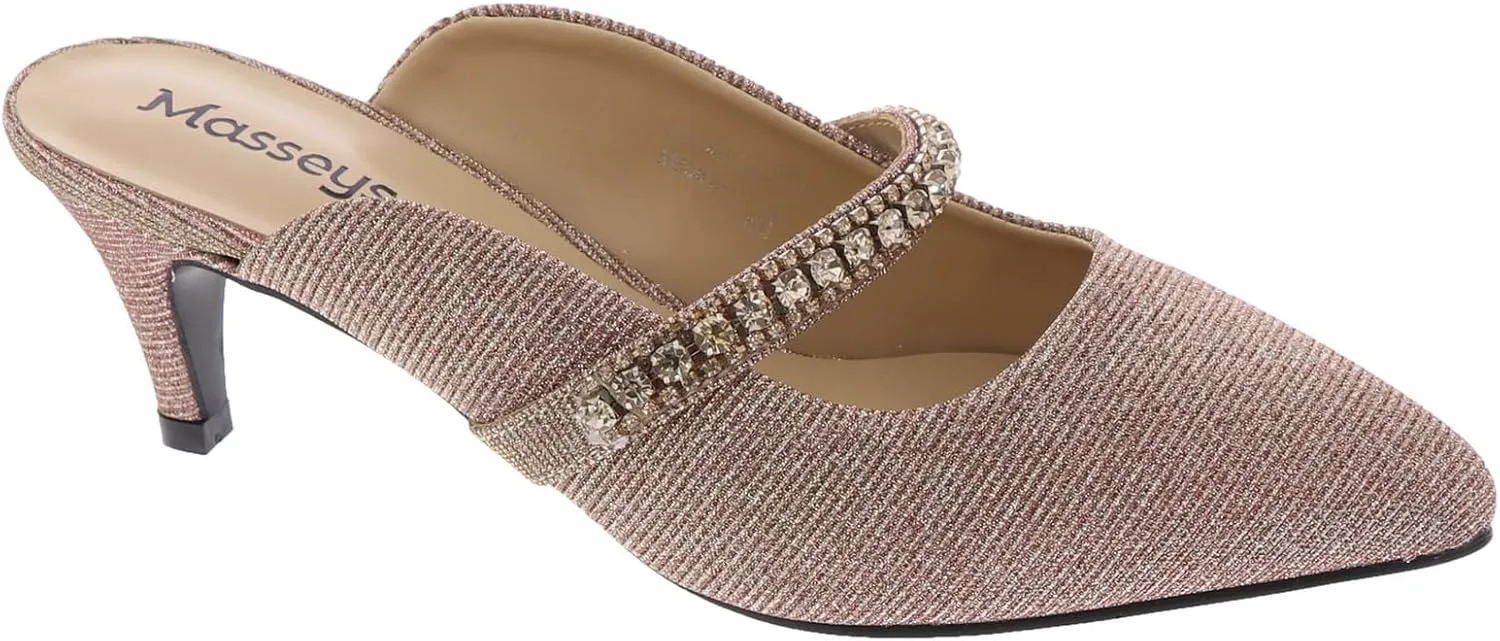 Masseys Womens Krystal, Slip On, Available in 5 Colors and Wide Width