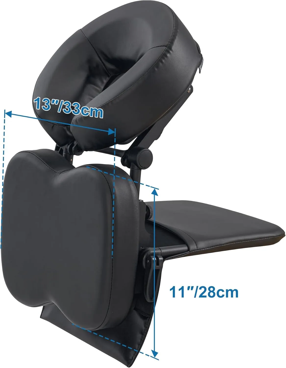 Master Massage Foldable Desktop Face Cradle Kit – Adjustable Head Rest Cushion for Table & Desk Top – Versatile Massage Kit for Siesta, Royal Blue