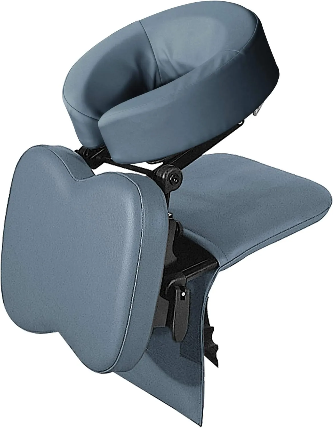 Master Massage Foldable Desktop Face Cradle Kit – Adjustable Head Rest Cushion for Table & Desk Top – Versatile Massage Kit for Siesta, Royal Blue