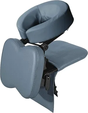 Master Massage Foldable Desktop Face Cradle Kit – Adjustable Head Rest Cushion for Table & Desk Top – Versatile Massage Kit for Siesta, Royal Blue
