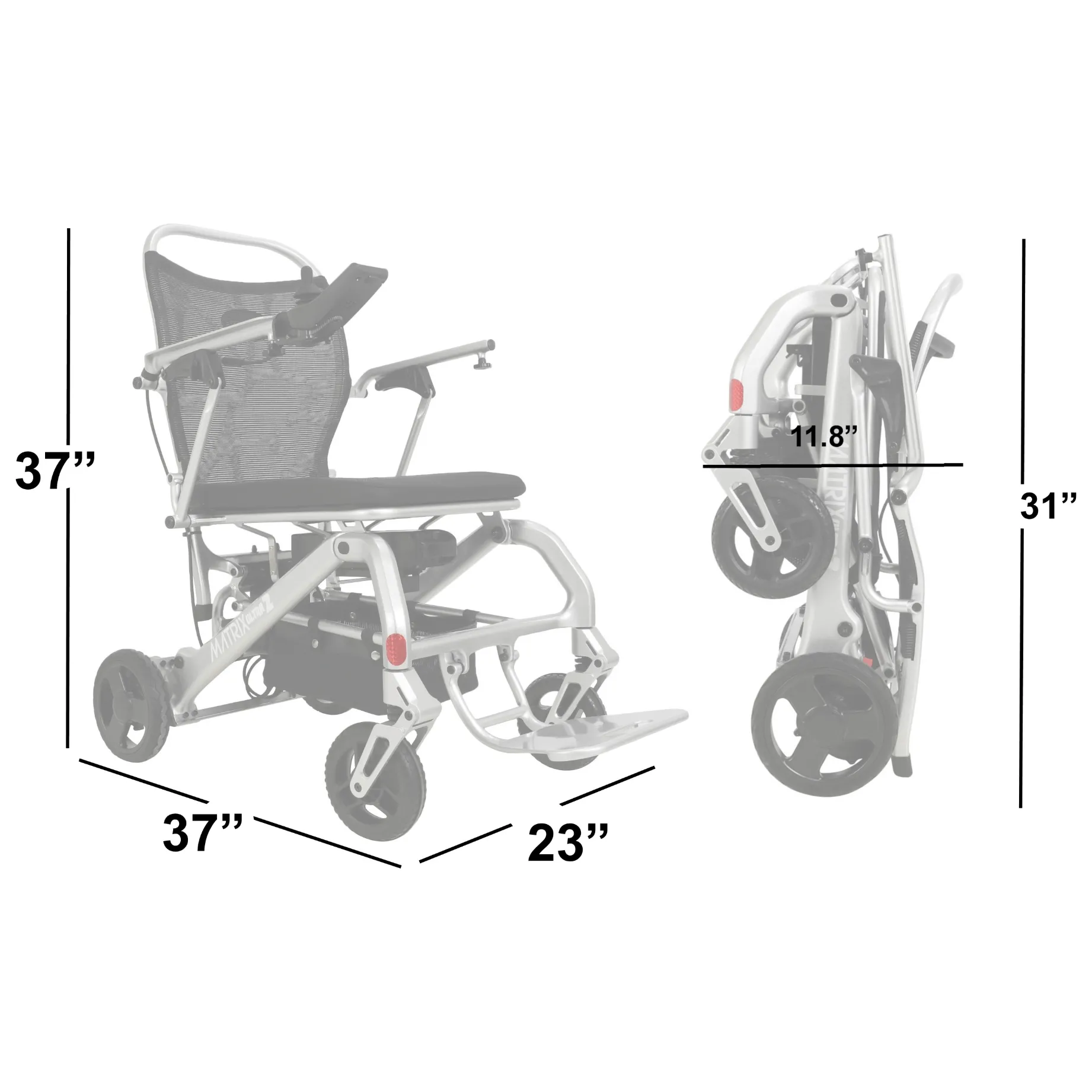 Matrix Ultra 2 Carbon Fiber Power Wheelchair