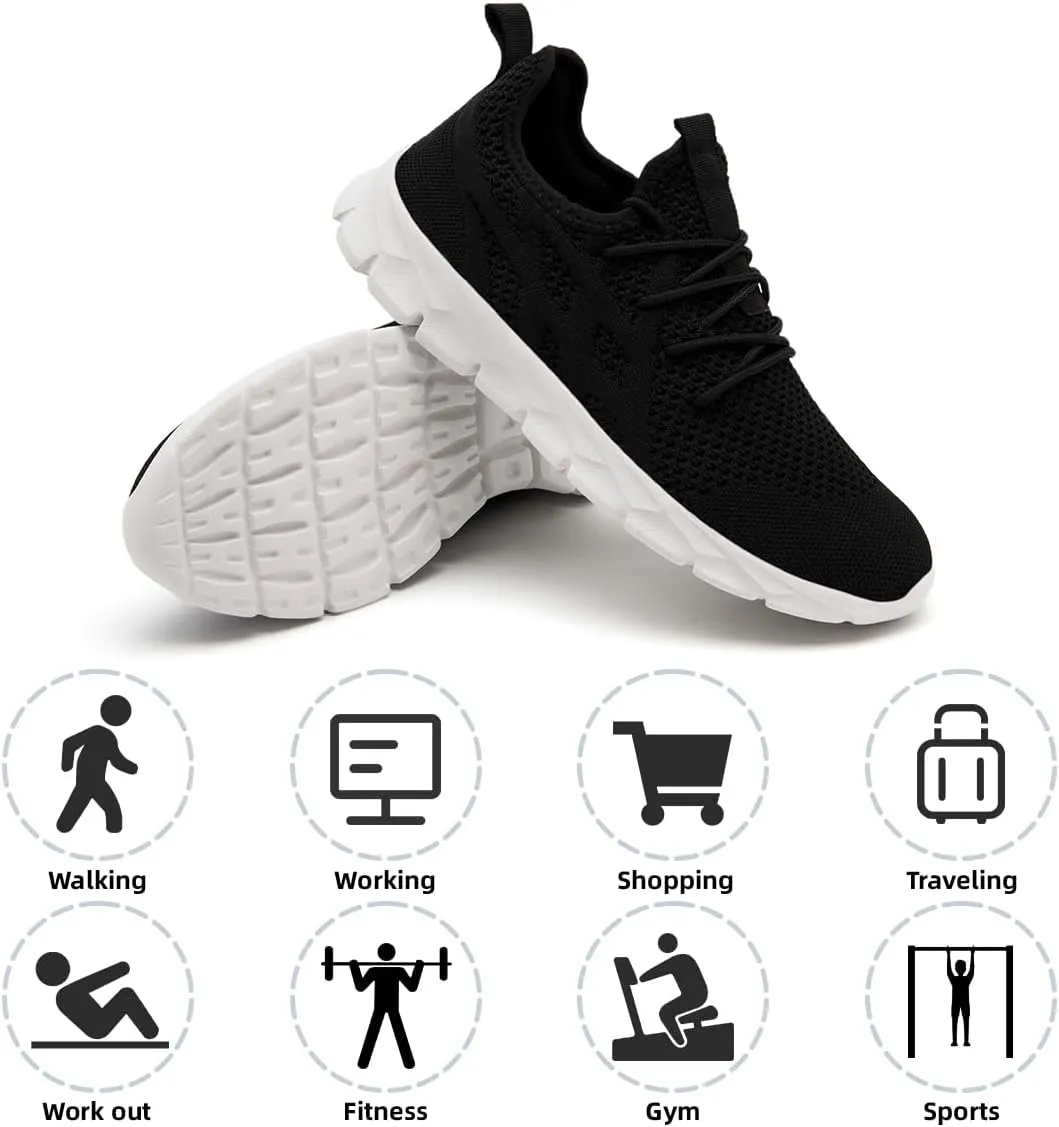 Men Slip On Running Shoes Lightweight Breathable Non-Slip Gym Sneakers Cushioned Comfort for Walking Fitness & Daily Training Leisure Athletic Sports Design