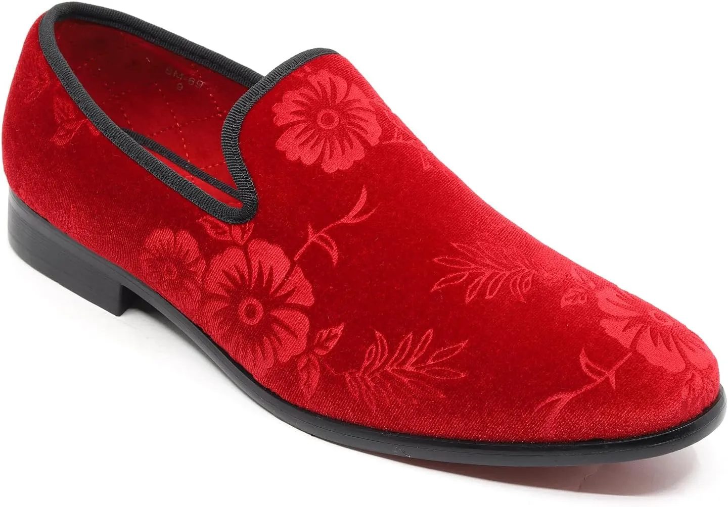 Men's Fashion Floral Dress Tuxedo Loafers Slip On Shoes SM-69