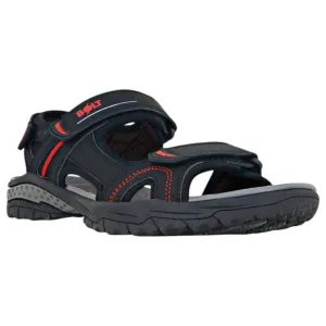 Mens Lightning Bolt Bruce Sandals Black/ Red