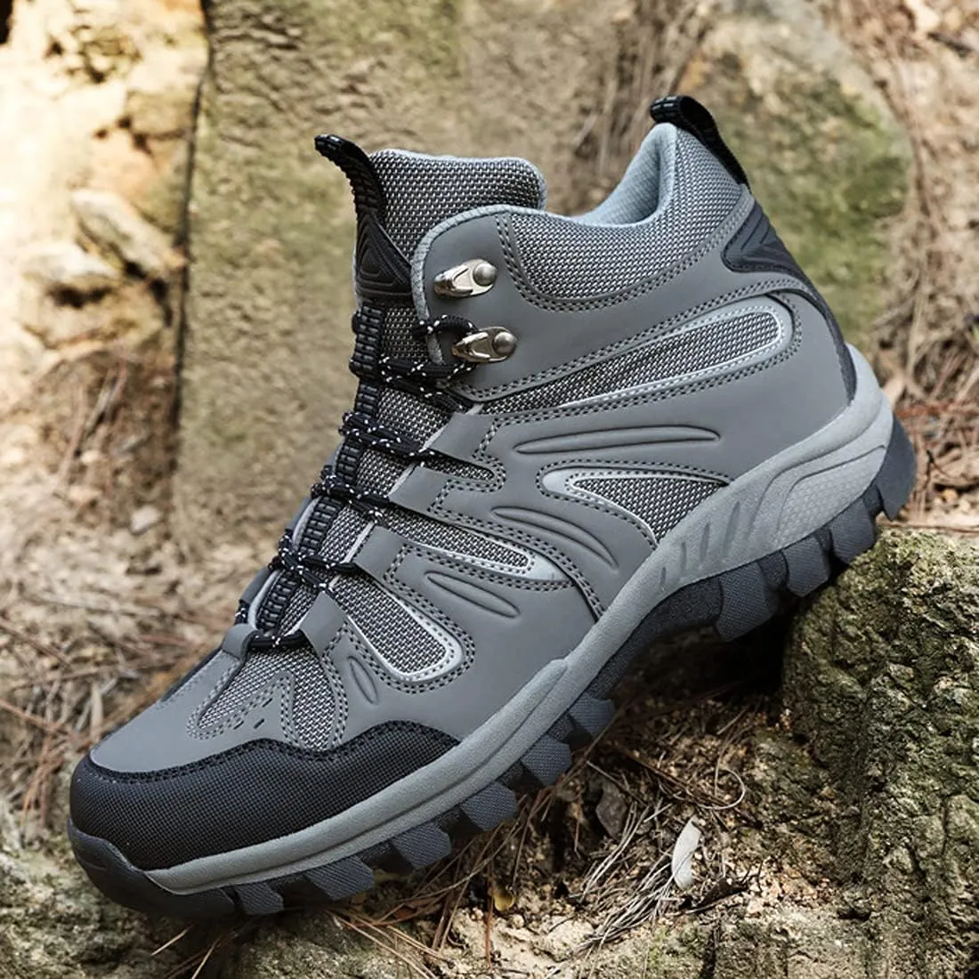 Mens Walking Boots Womens Trekking Shoes Lightweight Outdoor Hiking Boots