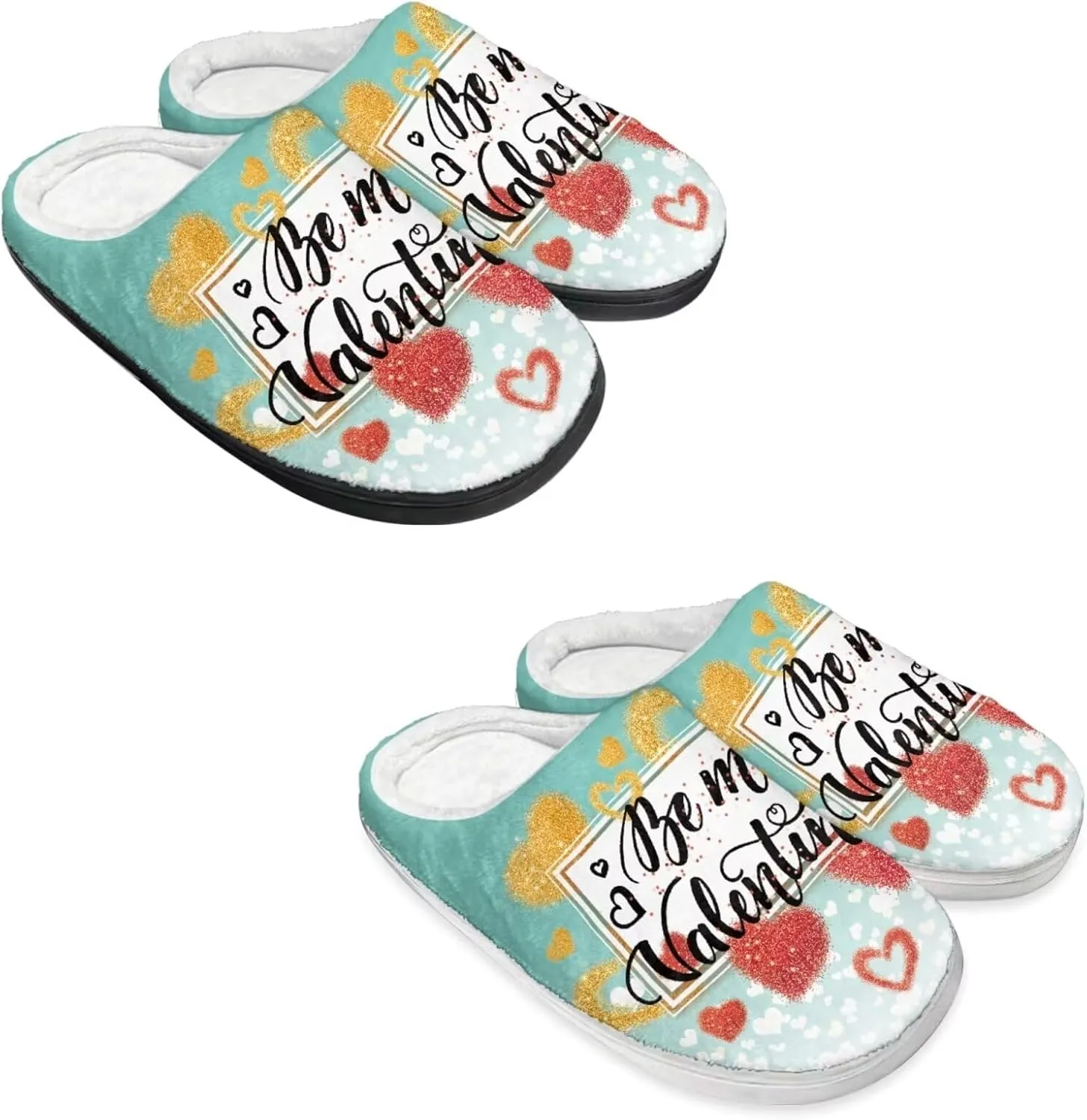 Men's Women's Non-slip Slippers, Flannel Warm Soft Cozy Slippers, House Bedroom Indoor/Outdoor Warm Shoes, Size 2-12
