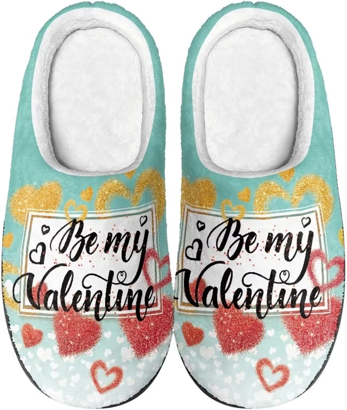Men's Women's Non-slip Slippers, Flannel Warm Soft Cozy Slippers, House Bedroom Indoor/Outdoor Warm Shoes, Size 2-12