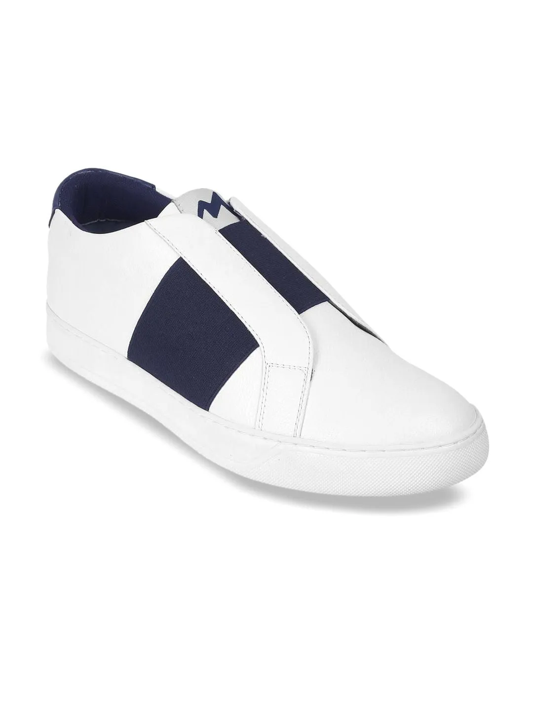 Metro Men Colourblocked Slip-On Sneakers
