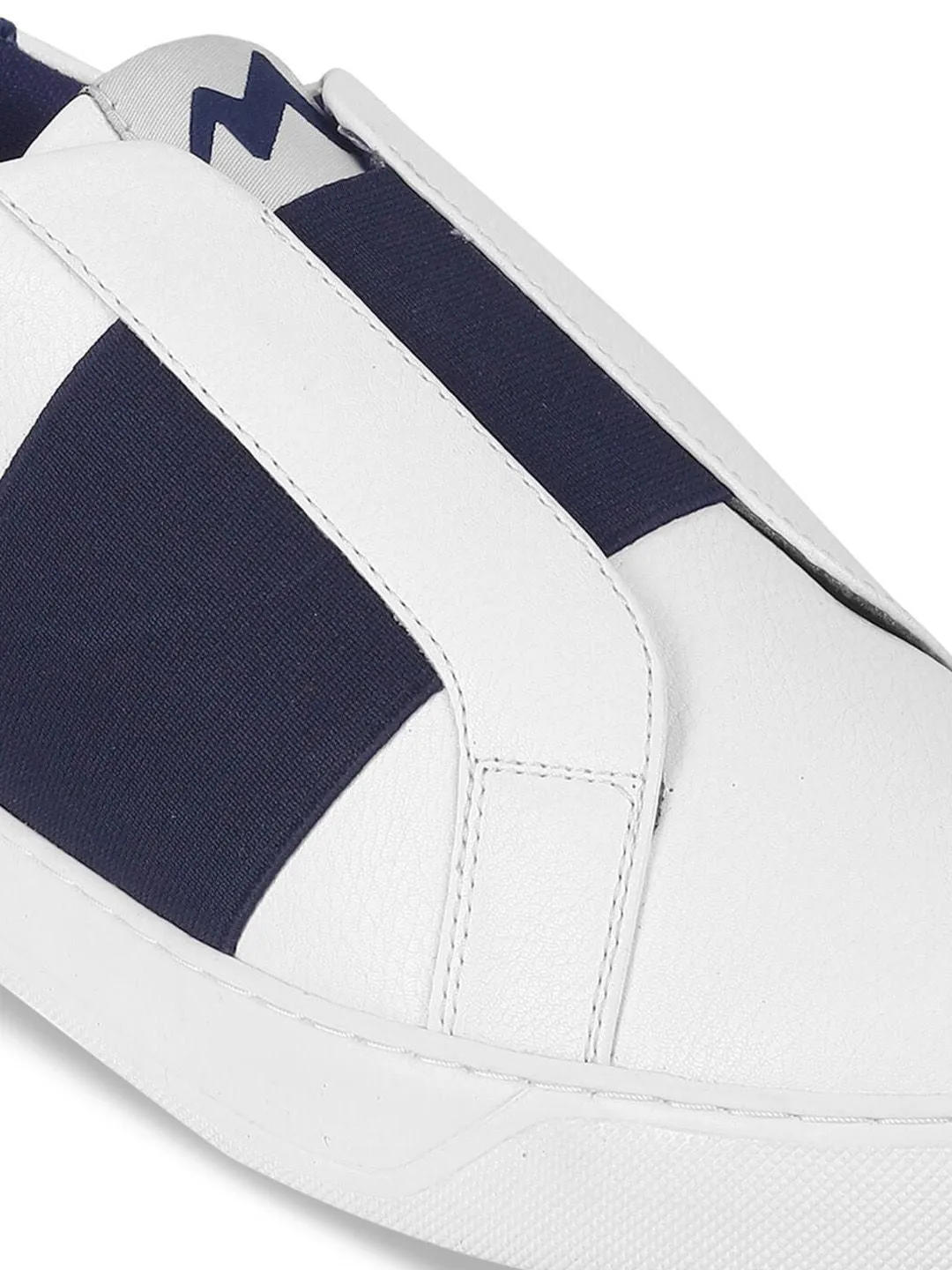 Metro Men Colourblocked Slip-On Sneakers
