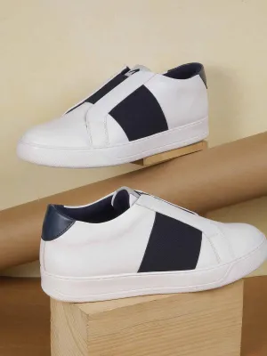 Metro Men Colourblocked Slip-On Sneakers