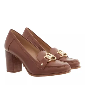 Michael Kors Rory Heeled Loafer Luggage 8.5 M