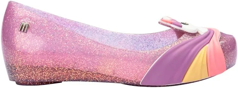 mini melissa Girl's Ultragirl Unicorn Ballet Flat