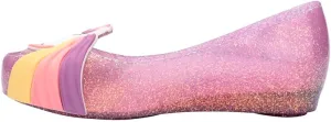mini melissa Girl's Ultragirl Unicorn Ballet Flat