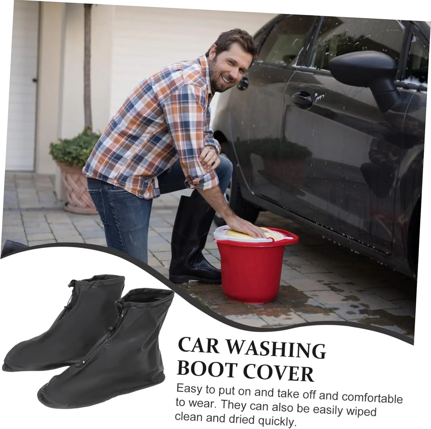 Mipcase Outdoor Boot Covers Portable Shoe Covers Warm Shoes Protectors Protective Boots Covers Overshoes Heated