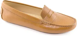 MJNY Womens Casual Comfortable Genuine Leather Lightweight Driving Moccasins Classic Fashion Penny Slip On Ladies Driving Loafer Flat Shoes