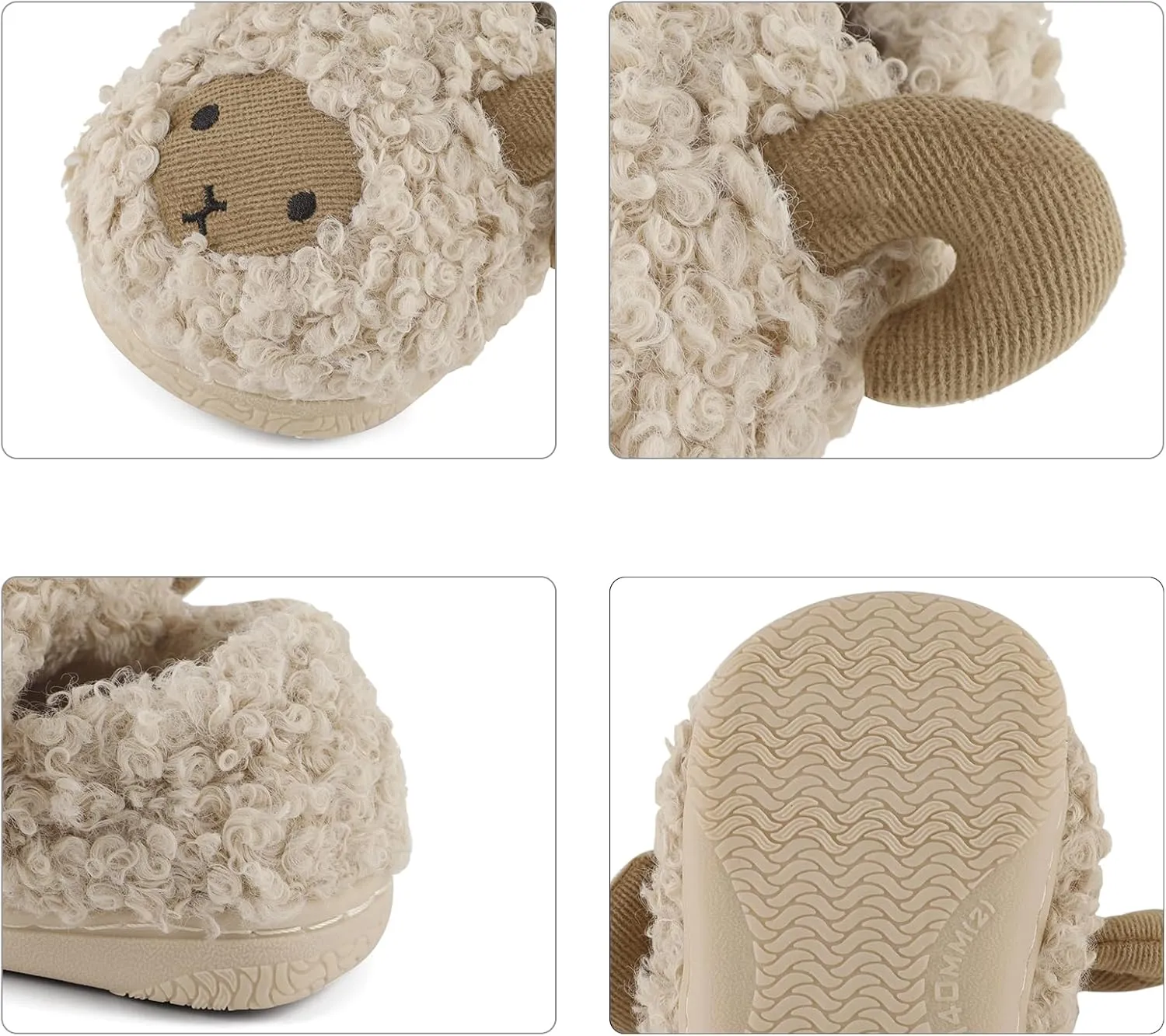 MK MATT KEELY Toddler Girls Bunny Slippers Winter Warm Shoes Rabbit House Soft Slippers