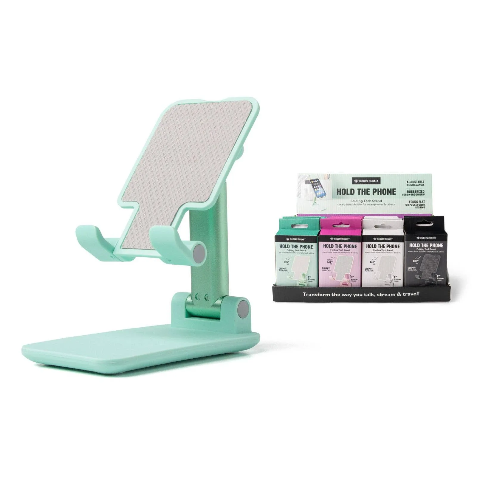 Modern Monkey Hold The Phone Folding Tech Stand