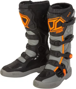 MSR M3X Motocross Boot (9, Grey/Orange)