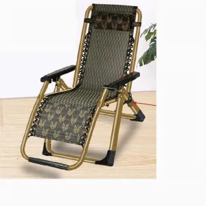Multifunctional Folding Recliner Beach Chair Lounger Bed for Outdoor Garden Camping