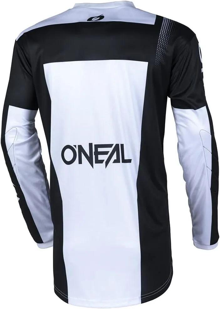MX Outfit O'Neal Element Racewear Black White Men (W32/Medium) Protective Pants Jersey dirt bike bundle motocross off-road combo set