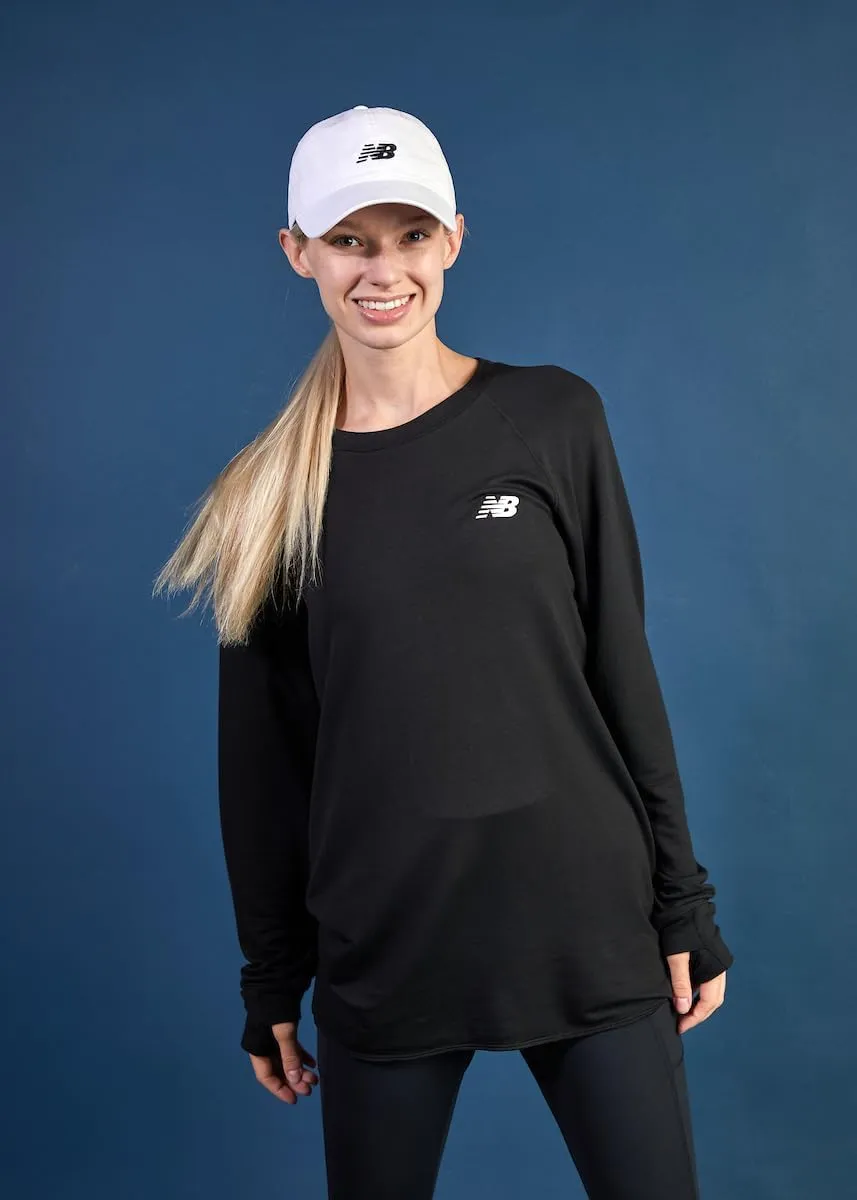 New Balance Adult Women's 6 Panel Unstructured Lightweight Adjustable Classic Twill Casual Baseball Dad Hat
