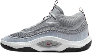 Nike Cosmic Unity 3 Basketball Shoes (DV2757-005, Flat Silver/Varsity Red/Cement Grey) Size 9.5