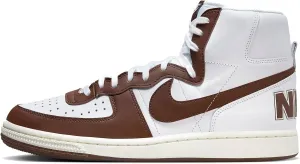 Nike Terminator High Men's Shoes (FJ4199-100, White/SAIL/Cacao Wow) Size 14