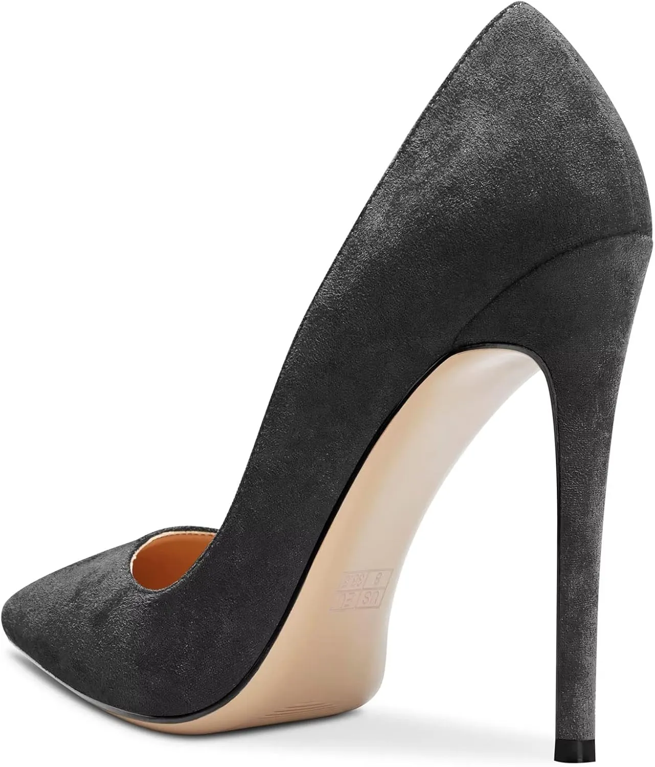 NobleOnly Women Stiletto High Heel Pointed Toe Pumps Slip-on Office Sexy Classic Shoes