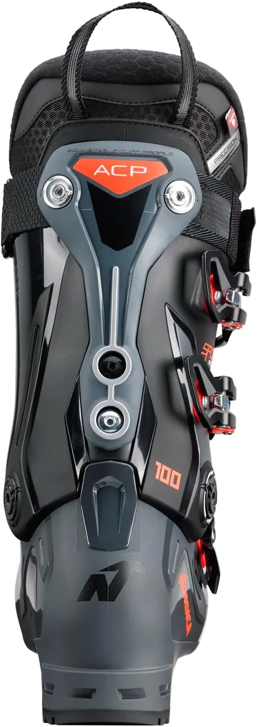 Nordica Men's Sportmachine 3 100 Durable Warm Insulated Water-Resistant Easy-Entry All-Mountain Touring Ski Boots with Grip Walk Soles