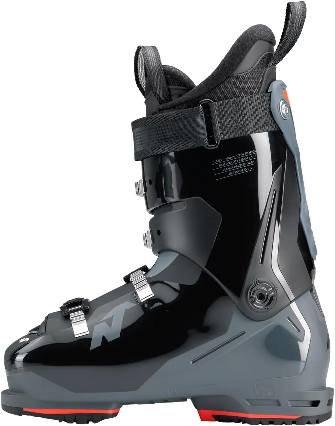 Nordica Men's Sportmachine 3 100 Durable Warm Insulated Water-Resistant Easy-Entry All-Mountain Touring Ski Boots with Grip Walk Soles