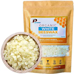 Organic Beeswax Pellets 1LB - USDA Certified, Food-Grade & Pure | Ideal for Candle Making, Skincare, DIY Lotions & Crafts | USA Standards, Filtered Beeswax Pastilles for Melting