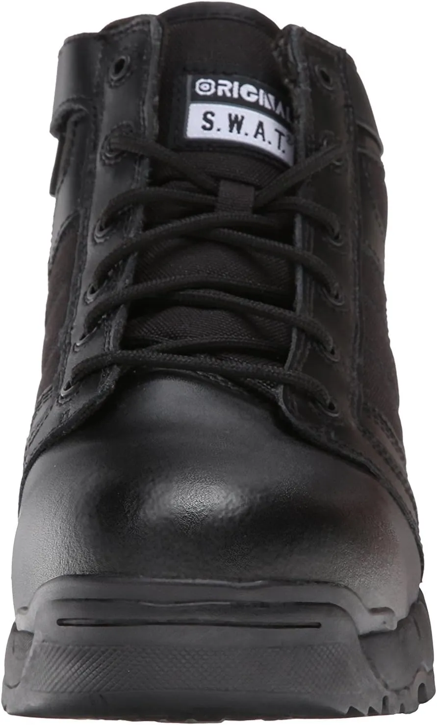 Original S.W.A.T. Metro 5" Side Zip Safety Toe - Shoes for Men - Full Leather Upper - Padded Tongue