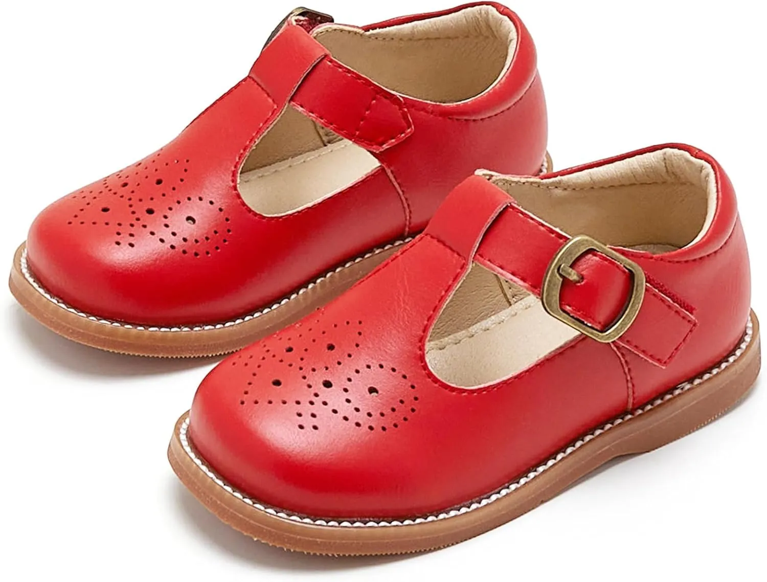 Otter MOMO Toddler/Little Girls Mary Jane Slip-on School Uniform Party Dress Shoes