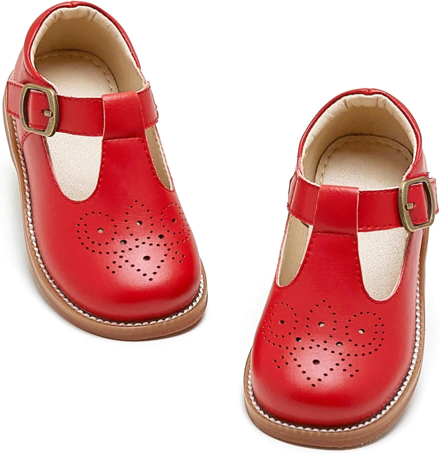 Otter MOMO Toddler/Little Girls Mary Jane Slip-on School Uniform Party Dress Shoes