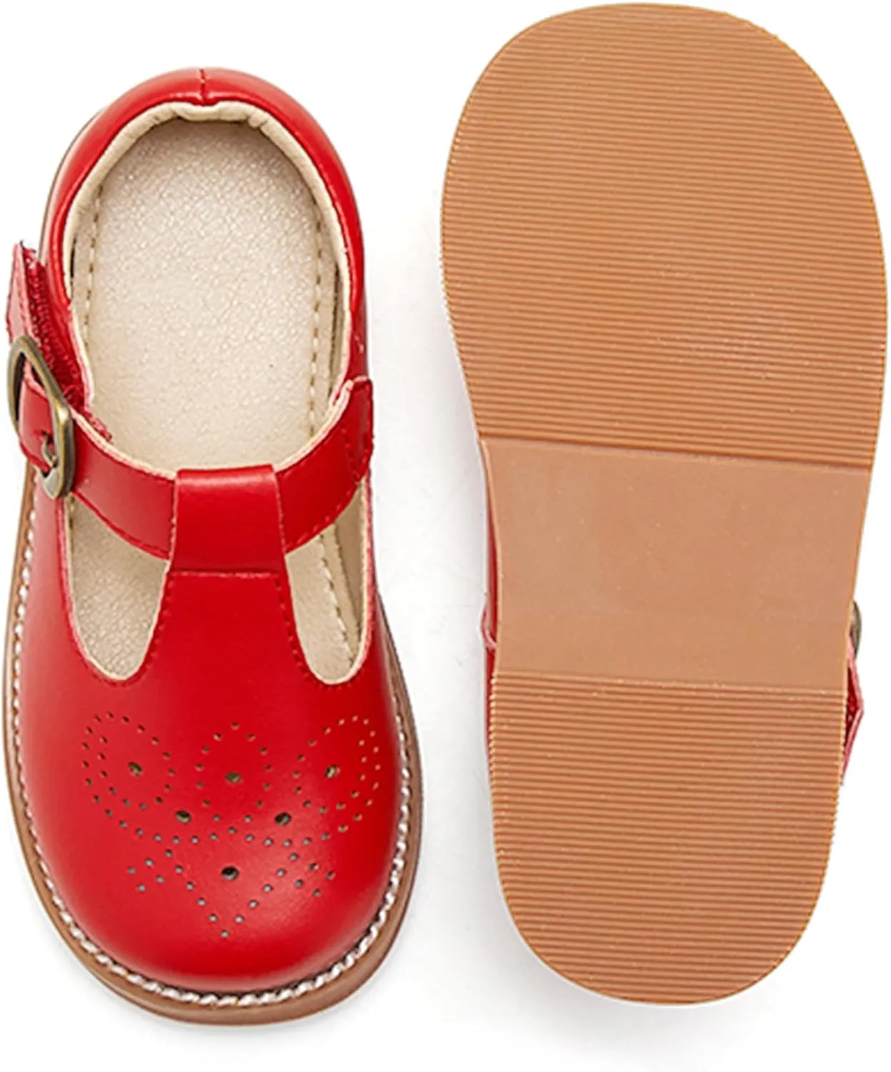 Otter MOMO Toddler/Little Girls Mary Jane Slip-on School Uniform Party Dress Shoes